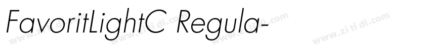 FavoritLightC Regula字体转换